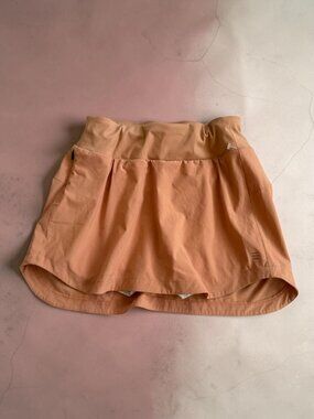 FREE FLY Orange Active Skirt Skort Size Small